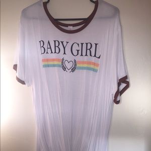 Baby girl white shirt